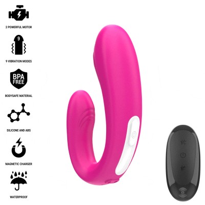 INTENSE - JANET DUAL U-SHAPED STIMULATOR AND VIBRATOR WITH