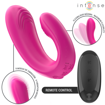 INTENSE - JANET DUAL U-SHAPED STIMULATOR AND VIBRATOR WITH