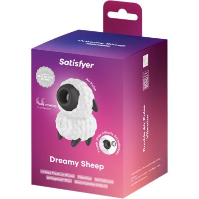 SATISFYER - DREAMY SHEEP VIBRATOR AIR PULSE STIMULATOR