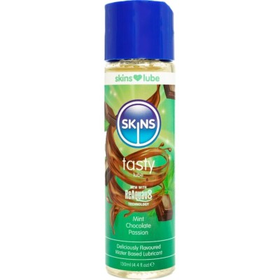 SKINS - TASTY WATER-BASED LUBRICANT MINT CHOCOLATE 130 ML