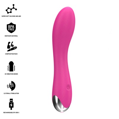 INTENSE - CHER VIBRATOR WITH 20 PATTERNS AND INTERCHANGEABLE