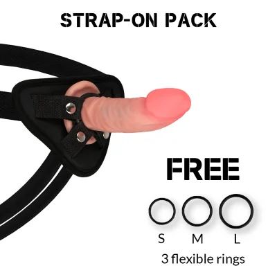 ROCKARMY - HARNESS + DUAL DENSITY TIGER REALISTIC DILDO 14 CM ROCKARMY - HARNESS + DUAL DENSITY TIGER REALISTIC DILDO 14 CM