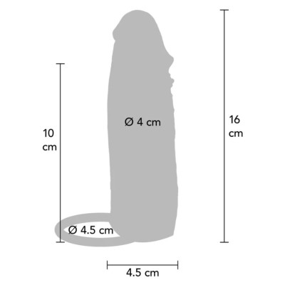 GET REAL - HYDRATED SKIN SILICONE VIBRATING PENIS SLEEVE