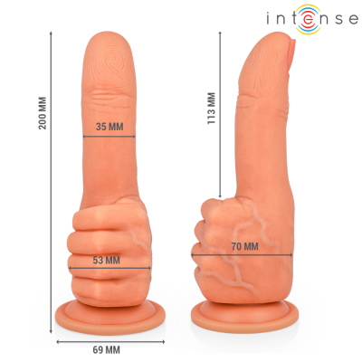 INTENSE - BENDER G-SPOT STIMULATOR FLEXIBLE HAND 11.3 CM