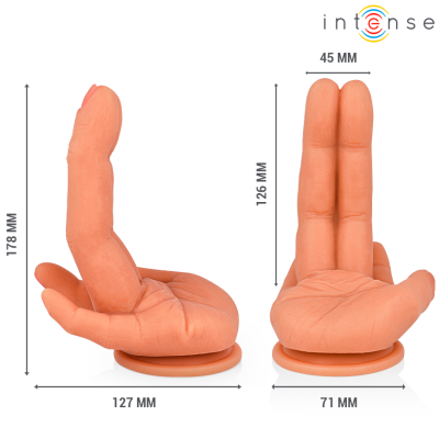 INTENSE - LEELA G-SPOT STIMULATOR FLEXIBLE HAND 12.6 CM INTENSE - LEELA G-SPOT STIMULATOR FLEXIBLE HAND 12.6 CM