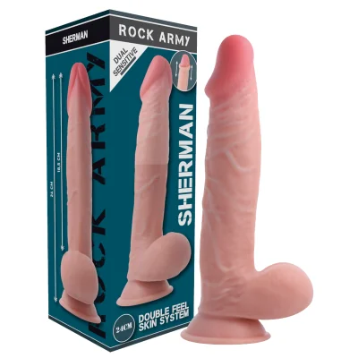 ROCKARMY - HARNESS + DUAL DENSITY SHERMAN 24 CM -O- 4.62 CM ROCKARMY - HARNESS + DUAL DENSITY SHERMAN 24 CM -O- 4.62 CM