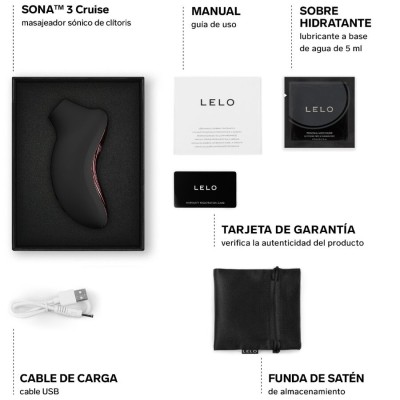 LELO - MASAJEADOR SÓNICO DE CLÍTORIS