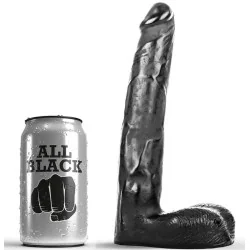 ALL BLACK - DILDO REALISTIC 21 CM