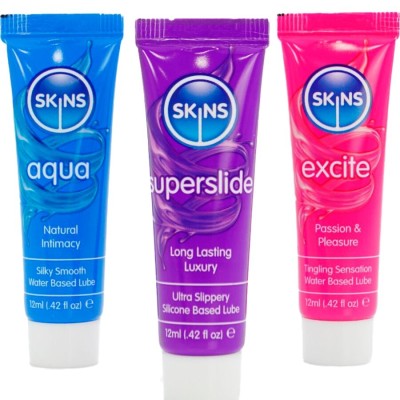 SKINS - VITAL LUBES KIT AQUA, SUPERSLIDE EXCITE LUBRICANTS 3 x