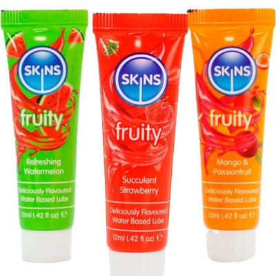 SKINS - FRUITY LUBES KIT WATERMELON, STRAWBERRY MANGO