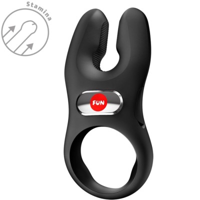 FUN FACTORY - NOS PRO VIBRATING COCK RING BLACK