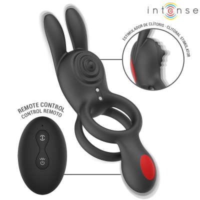 INTENSE - QUINN DOUBLE VIBRATION RING REMOTE CONTROL INTENSE - QUINN DOUBLE VIBRATION RING REMOTE CONTROL