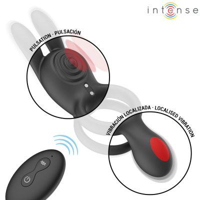 INTENSE - QUINN DOUBLE VIBRATION RING REMOTE CONTROL INTENSE - QUINN DOUBLE VIBRATION RING REMOTE CONTROL