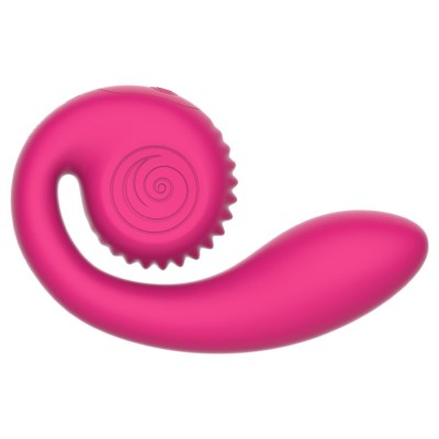 SNAIL VIBE - GIZI LITE DUAL G-SPOT CLITORAL PINK VIBRATOR