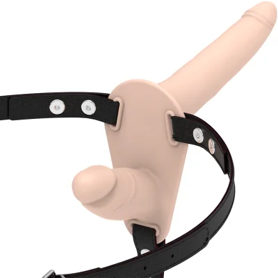 FETISH SUBMISSIVE HARNESS - DOUBLE PENETRATION FLESH FETISH SUBMISSIVE HARNESS - DOUBLE PENETRATION FLESH