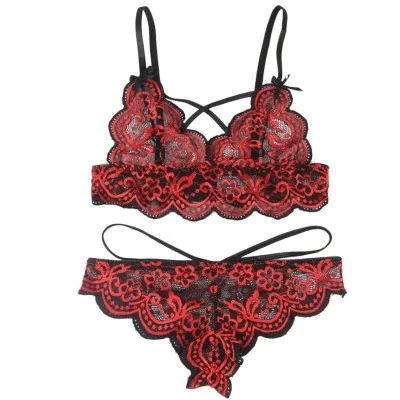 SUBBLIME - SET TWO PIECES SET LACE TOP AND PANTIES L/XL SUBBLIME - SET TWO PIECES SET LACE TOP AND PANTIES L/XL
