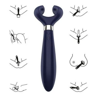 SATISFYER - ENDLESS FUN MULTI VIBRADOR 3 AZUL SATISFYER - ENDLESS FUN MULTI VIBRADOR 3 AZUL