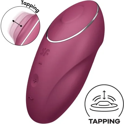 SATISFYER - TAP CLIMAX 1 VIBRADOR LAY-ON ROJO SATISFYER - TAP CLIMAX 1 VIBRADOR LAY-ON ROJO