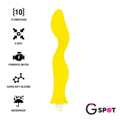 G-SPOT - GAVYN G-SPOT VIBRATOR YELLOW G-SPOT - GAVYN G-SPOT VIBRATOR YELLOW