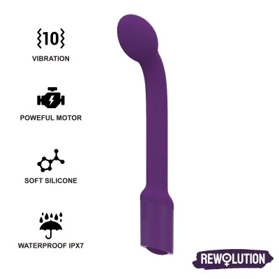 REWOLUTION - REWOFLEX FLEXIBLE G-POINT STIMULATOR VIBRATOR REWOLUTION - REWOFLEX FLEXIBLE G-POINT STIMULATOR VIBRATOR