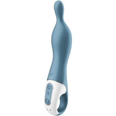 SATISFYER - AMAZING 1 ASPOT VIBRATOR BLUE SATISFYER - AMAZING 1 ASPOT VIBRATOR BLUE